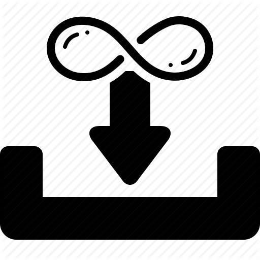 Download, Infinite, Unlimited Icon