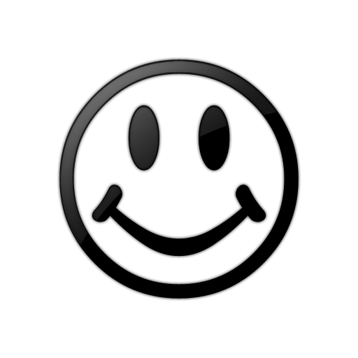 Smiley Face Black And White Clipart Transparent Png