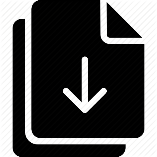 Document, Download, Icon