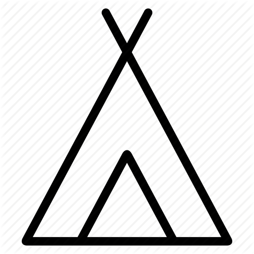 Tent, Camping, Black, Transparent Png Image Clipart Free Download