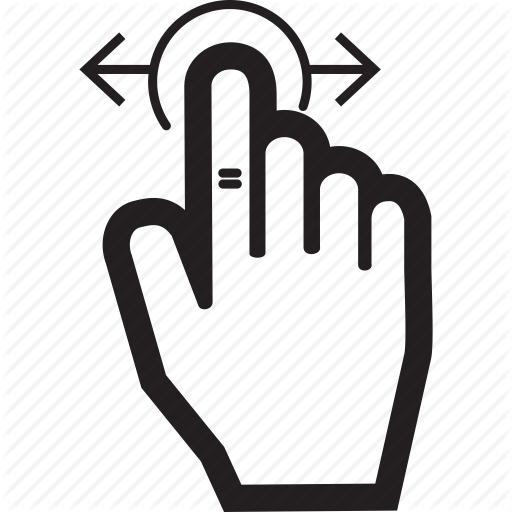 Arrow, Drag, Hand, Left, Move, Right, Touch Icon
