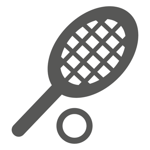 Tennis Racket Ball Icon