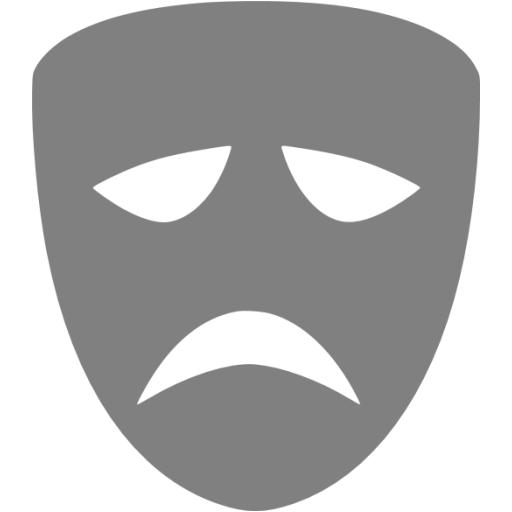 Gray Drama Icon