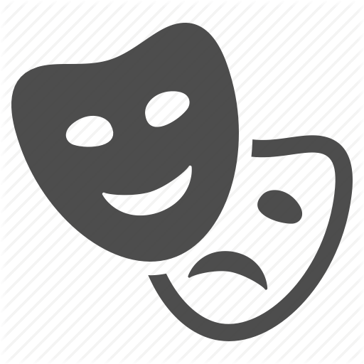Art, Comedy, Drama, Entertainment, Mask, Theater, Theatre Icon