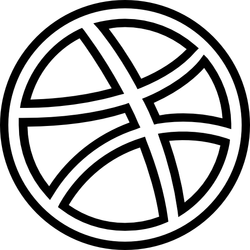 Dribbble Icon Social Media Smashicons