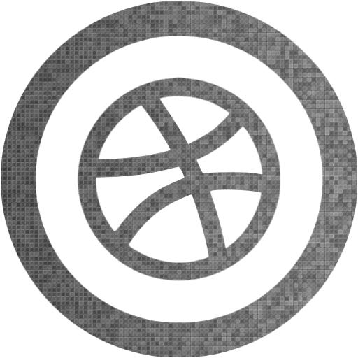 Custom Color Dribbble Icon