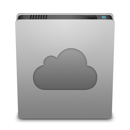Hard Drive Cloud Icon