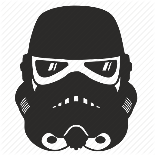 Android, Droid, Helmet, Star, Wars Icon