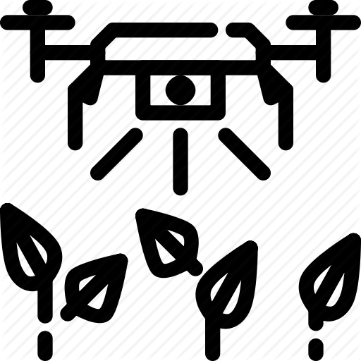 Agriculture, Drone, Farm, Field, Scan Icon