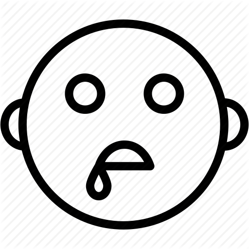 Drooling, Emoji, Emoticon, Expression, Face, Saliva, Smiley Icon