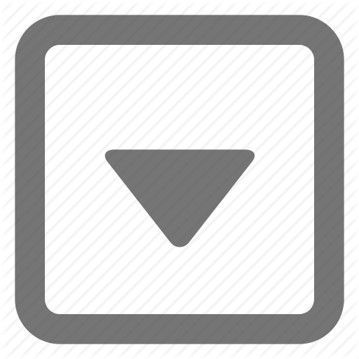 Arrow, Drop Down, Line, Material, Menu, Scroll, Square Icon