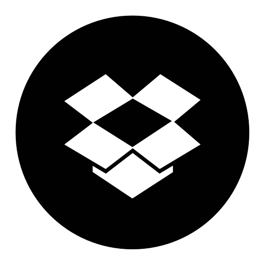 Circle, Dropbox Icon
