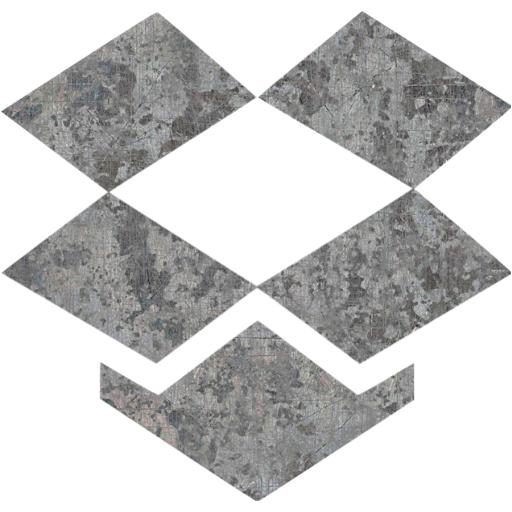 Eroded Metal Dropbox Icon
