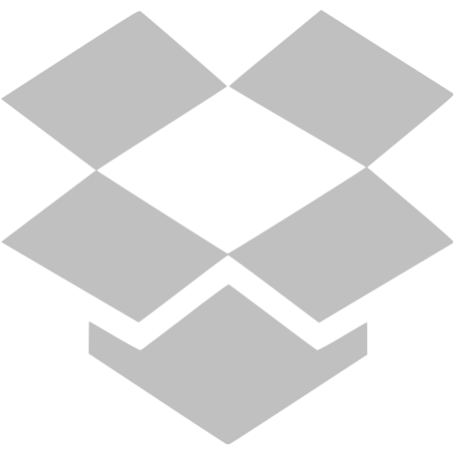Silver Dropbox Icon