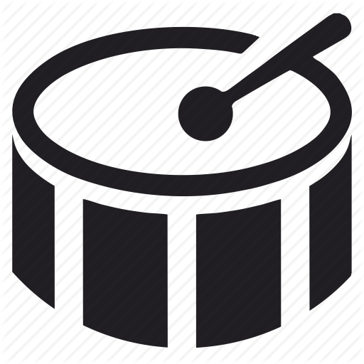 Drum, Instrument, Music, Play Icon