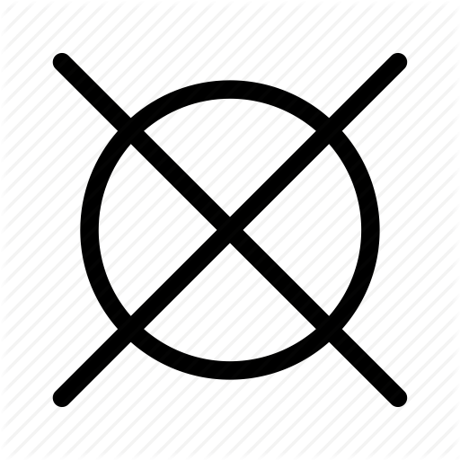 Dry Cleaning, Fabric Care, Laundry, No, Washing Icon