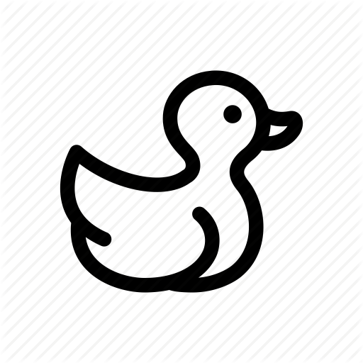Baby, Bath, Bath Time, Bathroom, Children, Duck, Toy Icon