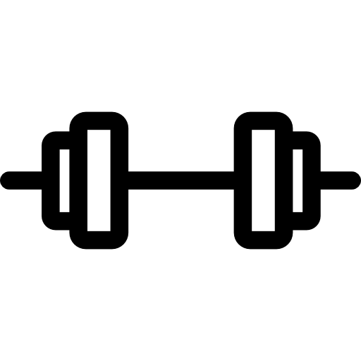 Dumbbell Outline Icons Free Download