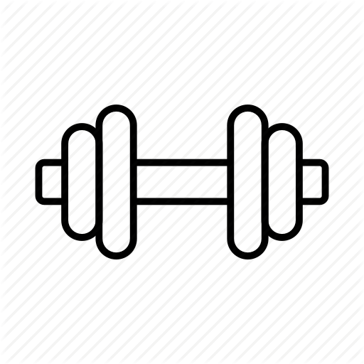 Dumbbell, Exercise, Fitness, Sport Icon