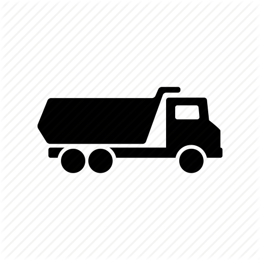 Construction, Dump, Truck, Vehicle Icon