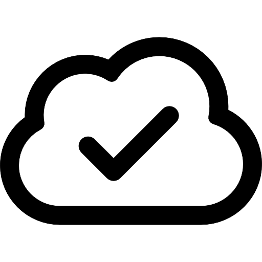 Verification On Cloud Icons Free Download