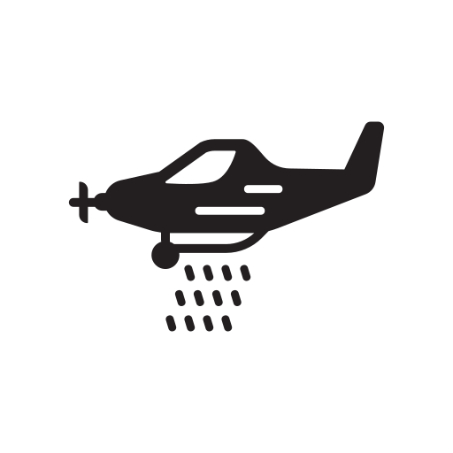 Agriculture, Crop, Cropduster, Crops, Duster, Farm Icon Free