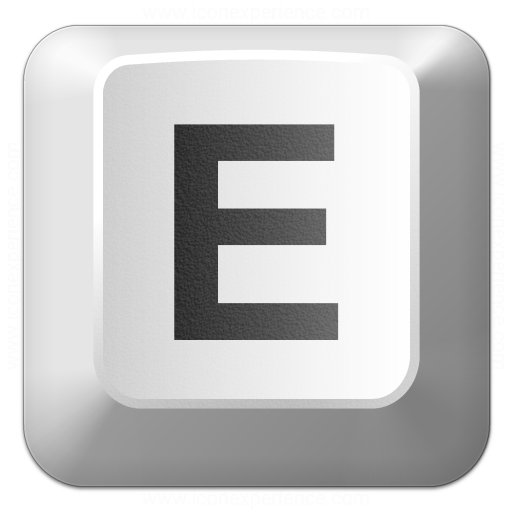 Iconexperience V Collection Keyboard Key E Icon