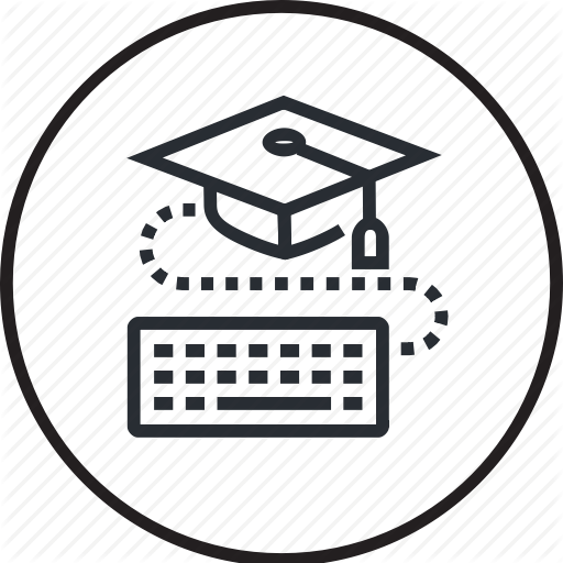 Computer, E Learning, Education, Internet, Line, Online, Teaching Icon