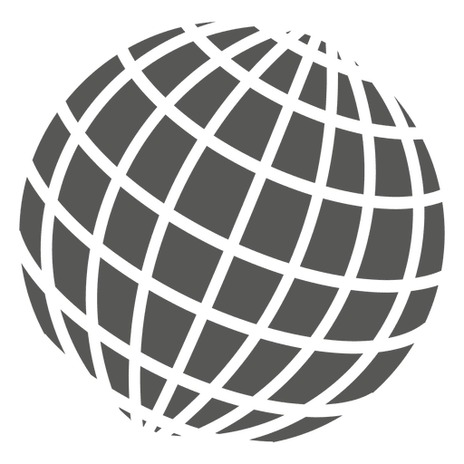 Grid On Globe Icon