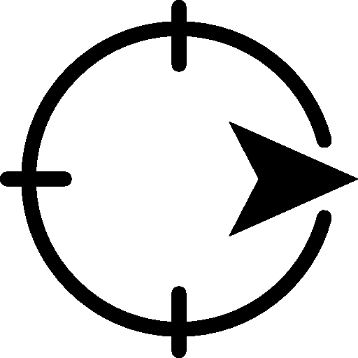 Maps East Direction Icon Ios Iconset