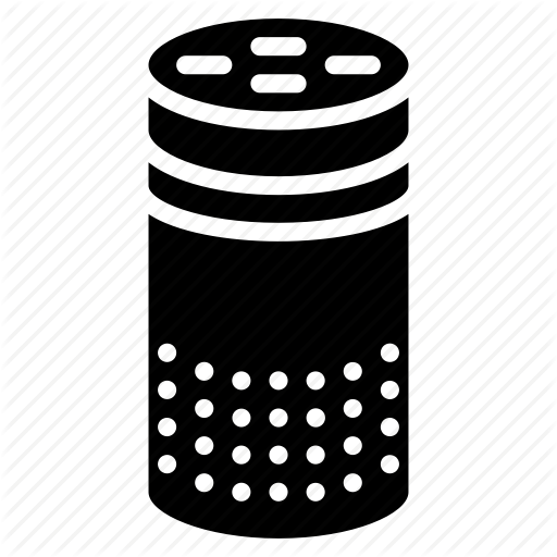 Amazon, Devices, Echo, Solid, Sound Icon