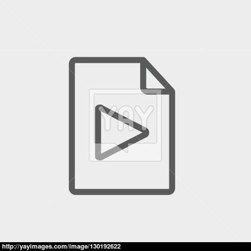 Folded Edge With Arrow Thin Line Icon Vector