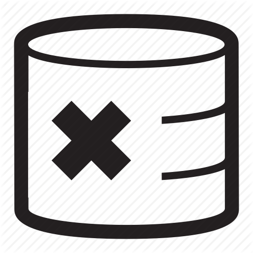 Database, Delete, Edit, Remove Icon