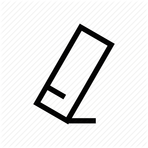 Delete, Edit, Erase, Eraser, Remove, Text Icon