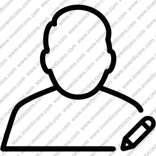 Download Man,profile,user Edit,male,person Icon Inventicons