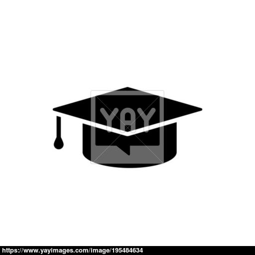 Education Icon Isolated On White Vector