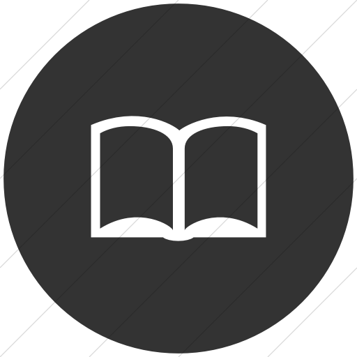 Flat Circle White On Dark Gray Ocha Humanitarians