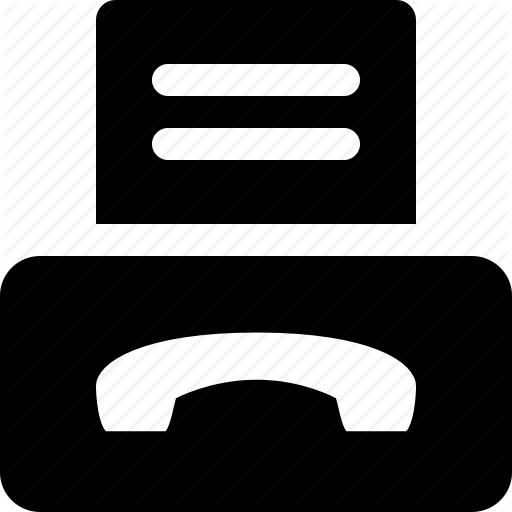 Document, Efax, Fax, Incoming, Machine, Outgoing, Phone Icon