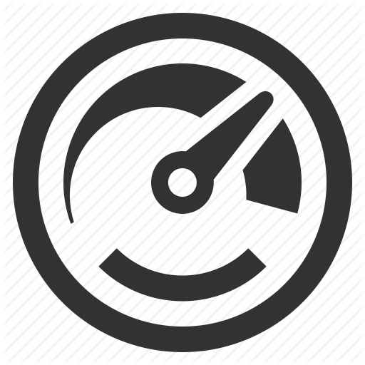 Efficiency, Productivity, Speed, Speedometer Icon