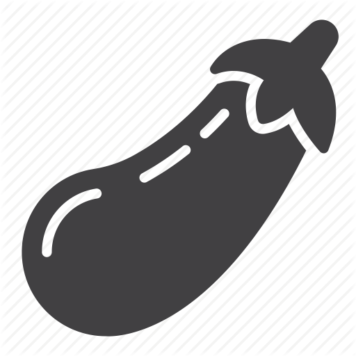 Eggplant, Vegetable Icon