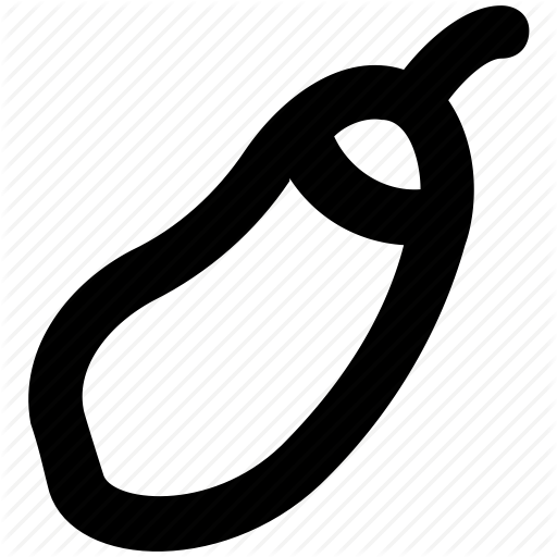 Aubergine, Brinjal, Eggplant, Food, Vegetable Icon