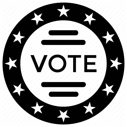 Democracy, Election, Vote, Vote Logo, Voting Badge Icon