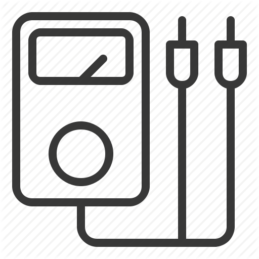 Electric, Meter, Multimeter, Voltmeter Icon