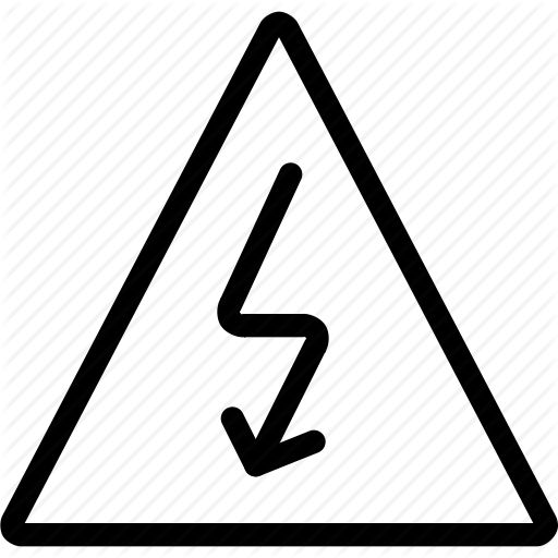 Danger, Electrical, Electricity, Hazard, Safety, Shock, Warning Icon