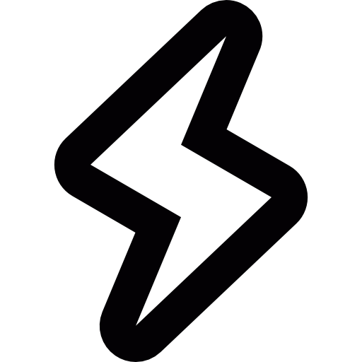 Voltage, Signs, Electricity Icon