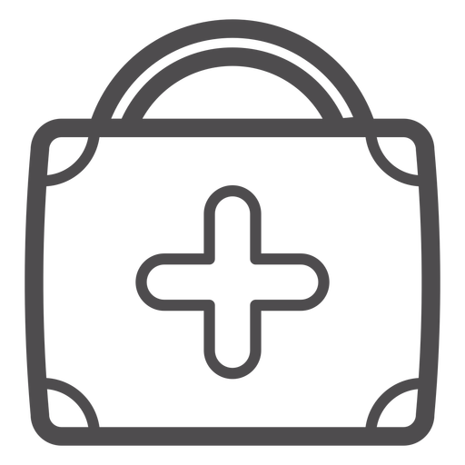 Medical Suitcase Stroke Icon