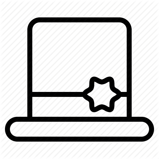 Elegant, Hat, Top Icon