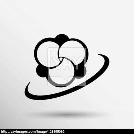 Molecule Icon Atom Vector Chemistry Symbol Element Vector