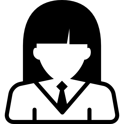 School Girl User Close Up Icons Free Download