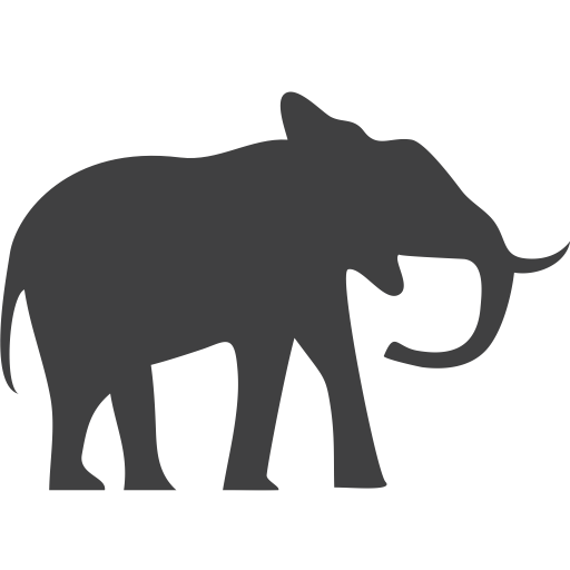 Endangered, Elephant Icon